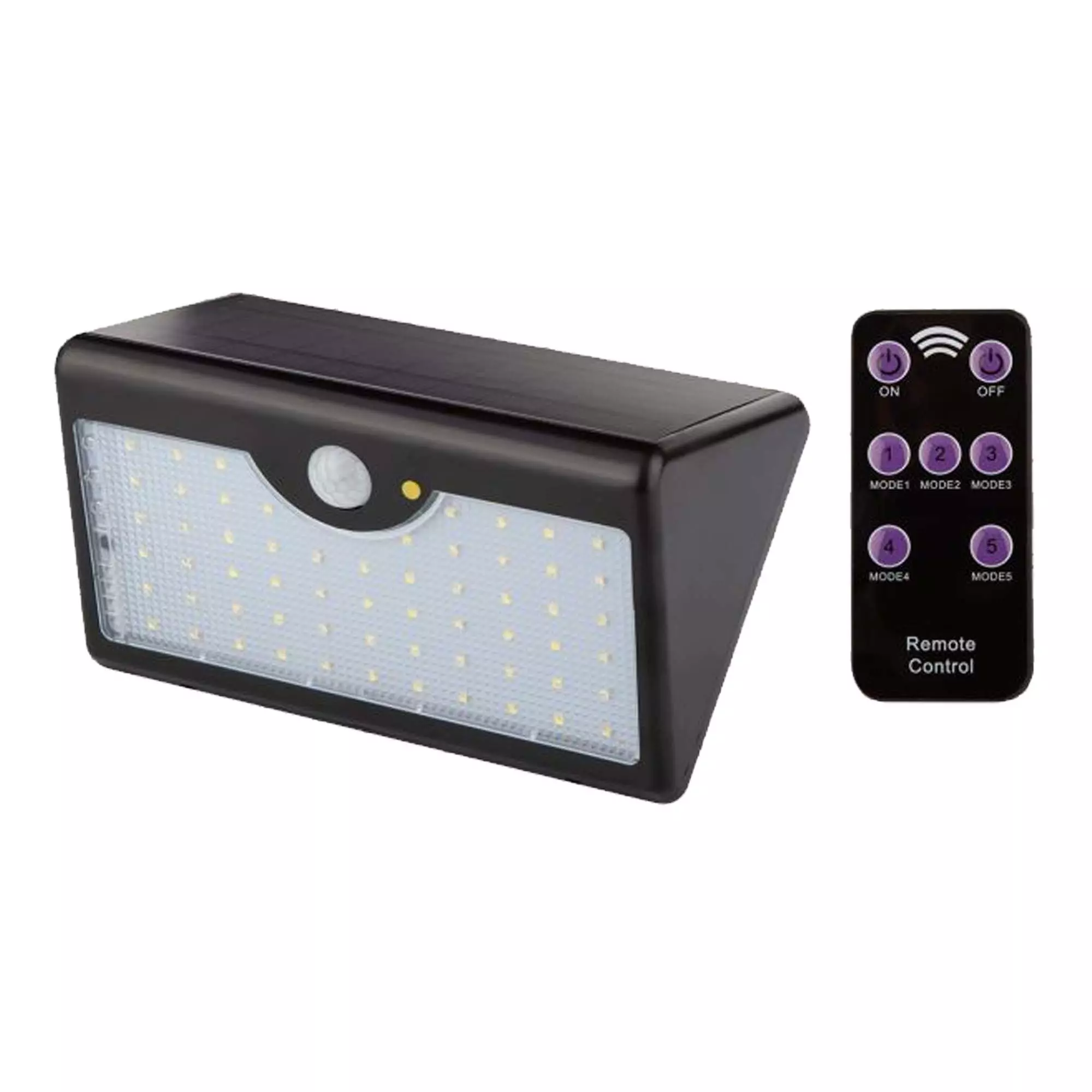 Солнечный светильник настенный NEO TOOLS + пульт SMD LED 900 лм