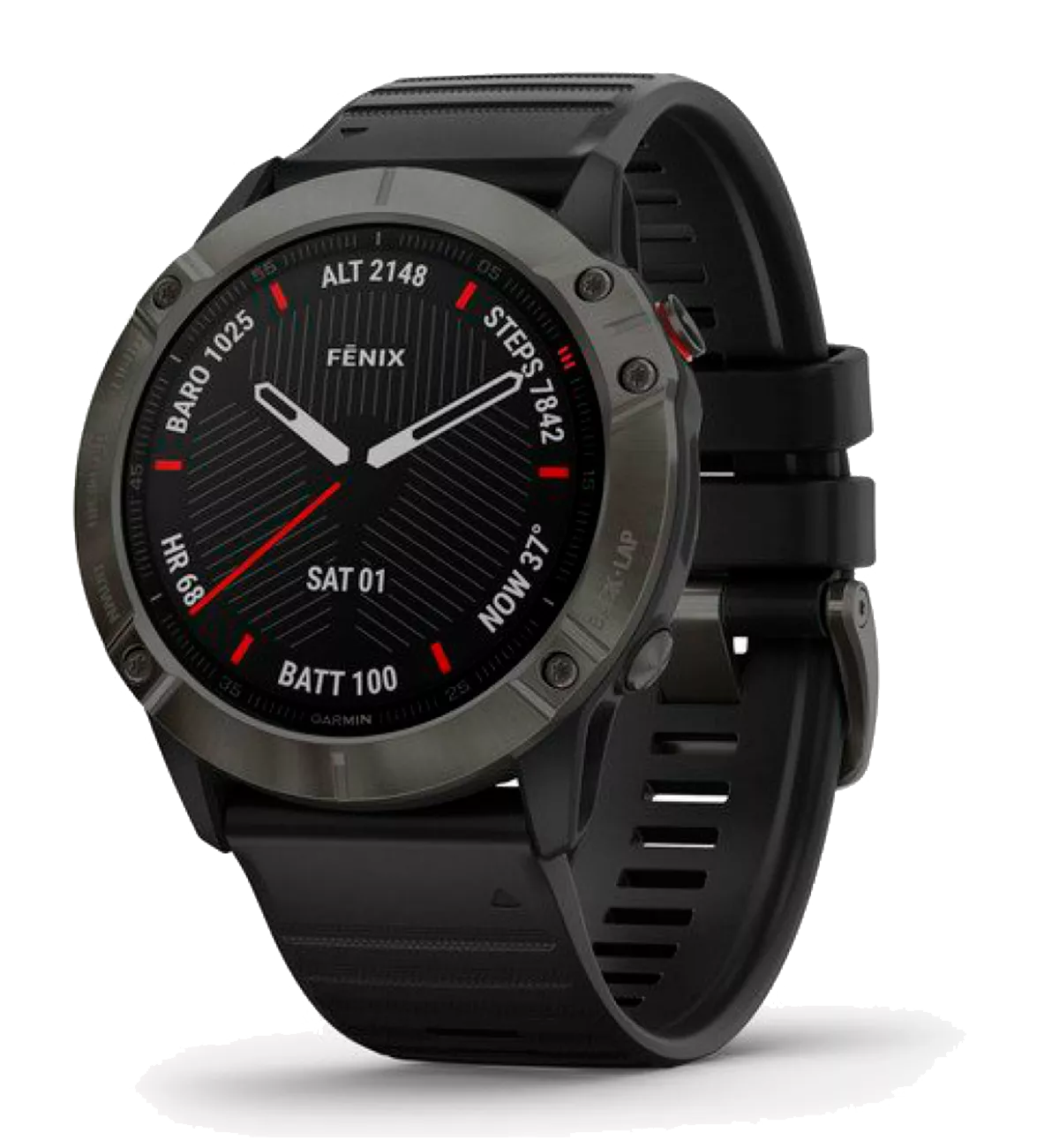 Спортивний годинник Garmin Fenix 6X Carbon Gray DLC with Black Band (010-02157-11) Спортивний годинник Garmin Fenix 6X Carbon Gray DLC with Black Band (010-02157-11)