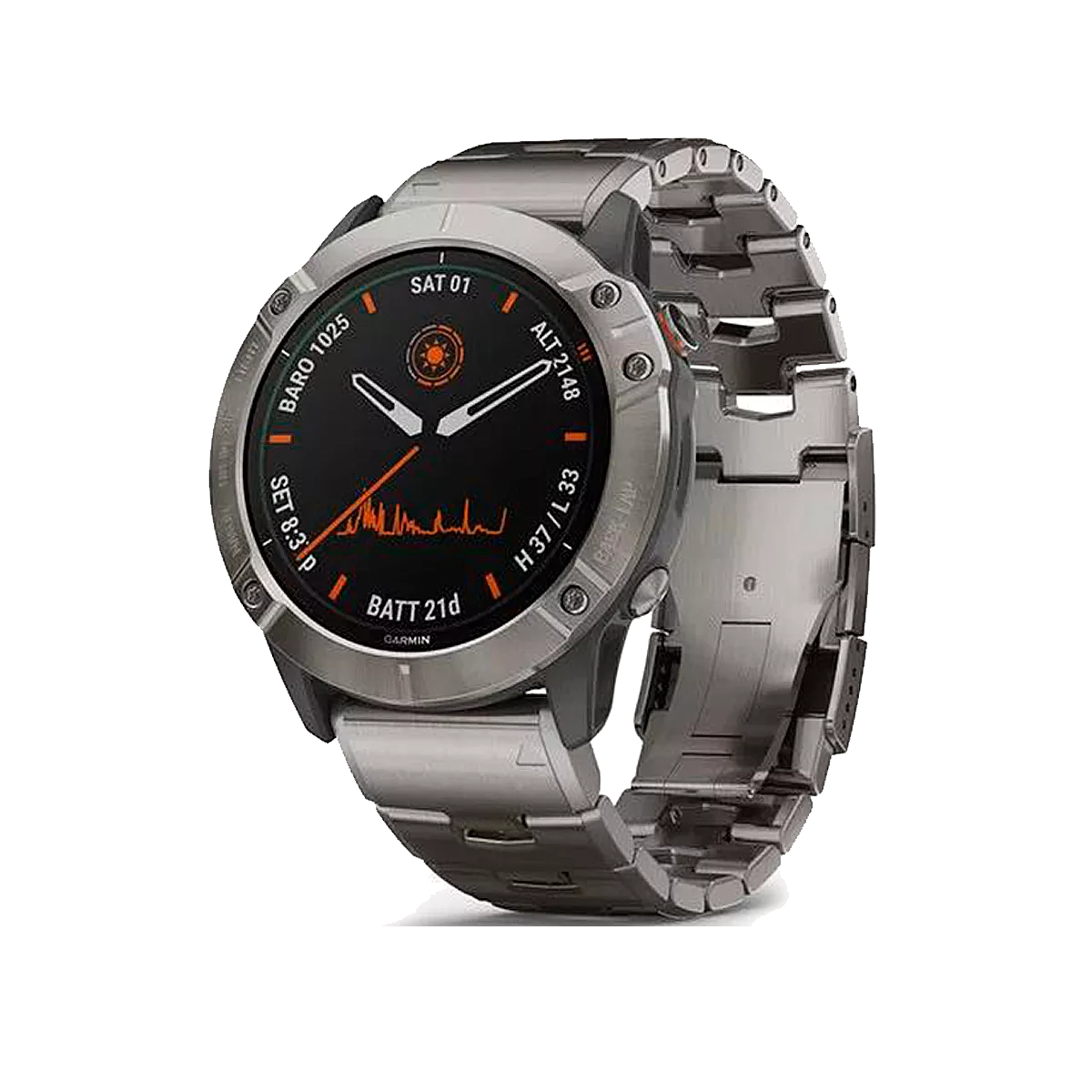 Спортивные часы Garmin Fenix 6X Pro Solar Titanium with Vented Titanium Bracelet (010-02157-24) Спортивные часы Garmin Fenix 6X Pro Solar Titanium with Vented Titanium Bracelet (010-02157-24)