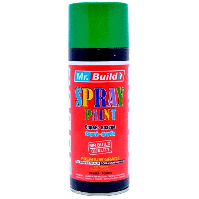 Спрей краска №33 Ral 6001 Mr. Build изумрудно-зеленый 400 мл (719723) Спрей краска №33 Ral 6001 Mr. Build изумрудно-зеленый 400 мл (719723)