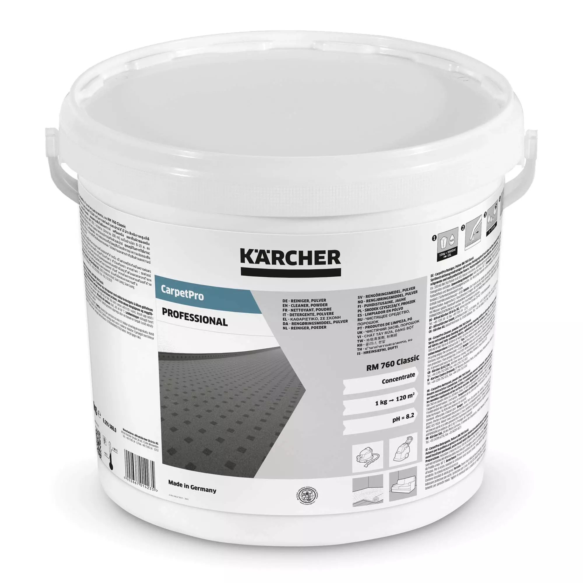 Средство для уборки ковров KARCHER CarpetPro RM 760 Classic 10 кг (6.291-388.0) Средство для уборки ковров KARCHER CarpetPro RM 760 Classic 10 кг (6.291-388.0)