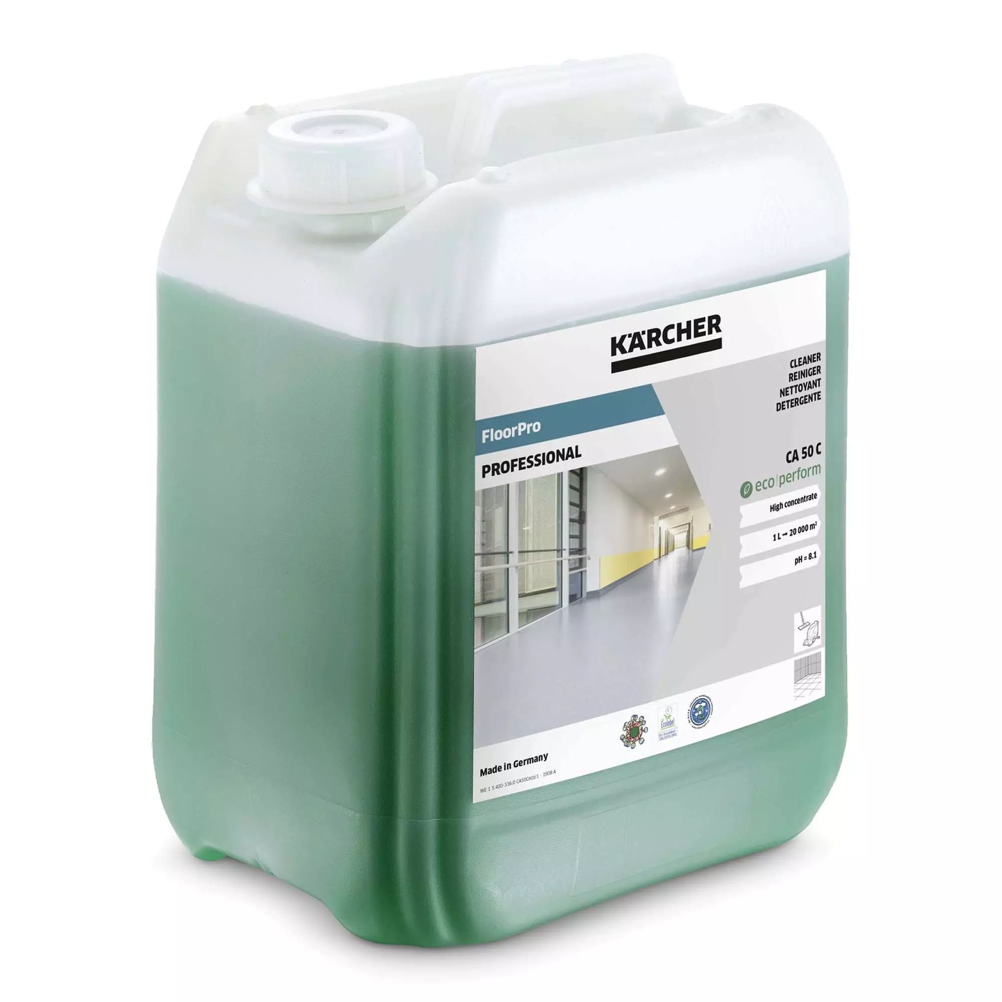 Средство для уборки пола KARCHER FloorPro CA 50 C eco!perform 5 л (6.296-054.0) Средство для уборки пола KARCHER FloorPro CA 50 C eco!perform 5 л (6.296-054.0)