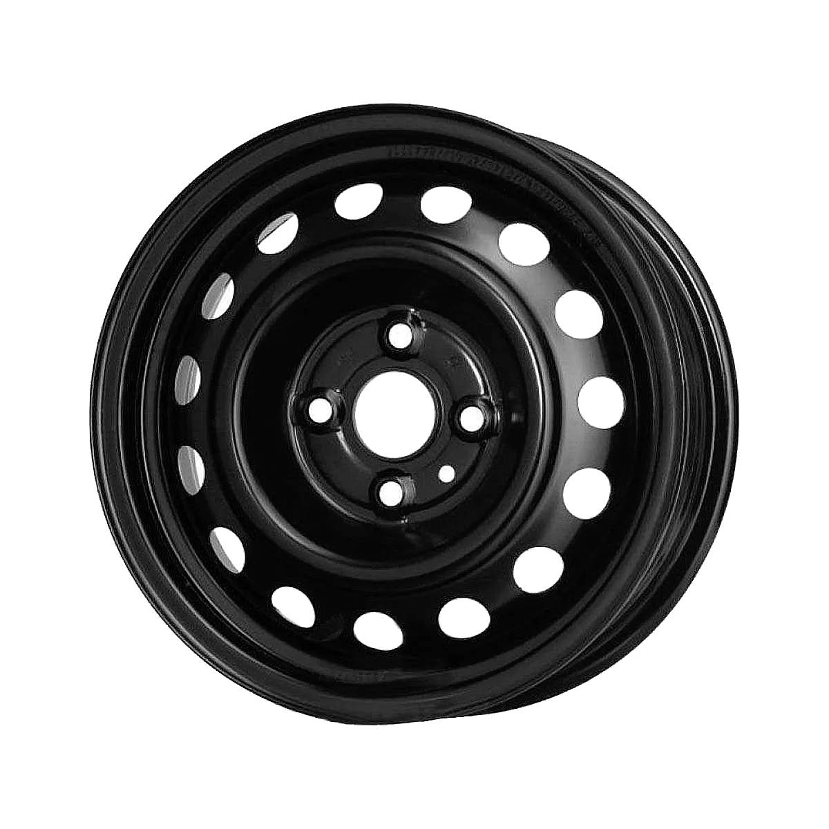 Сталевий диск Kapitan R15 W6,0 PCD4x100 ET45 DIA54,1 чорний (213) Сталевий диск Kapitan R15 W6,0 PCD4x100 ET45 DIA54,1 чорний (213)