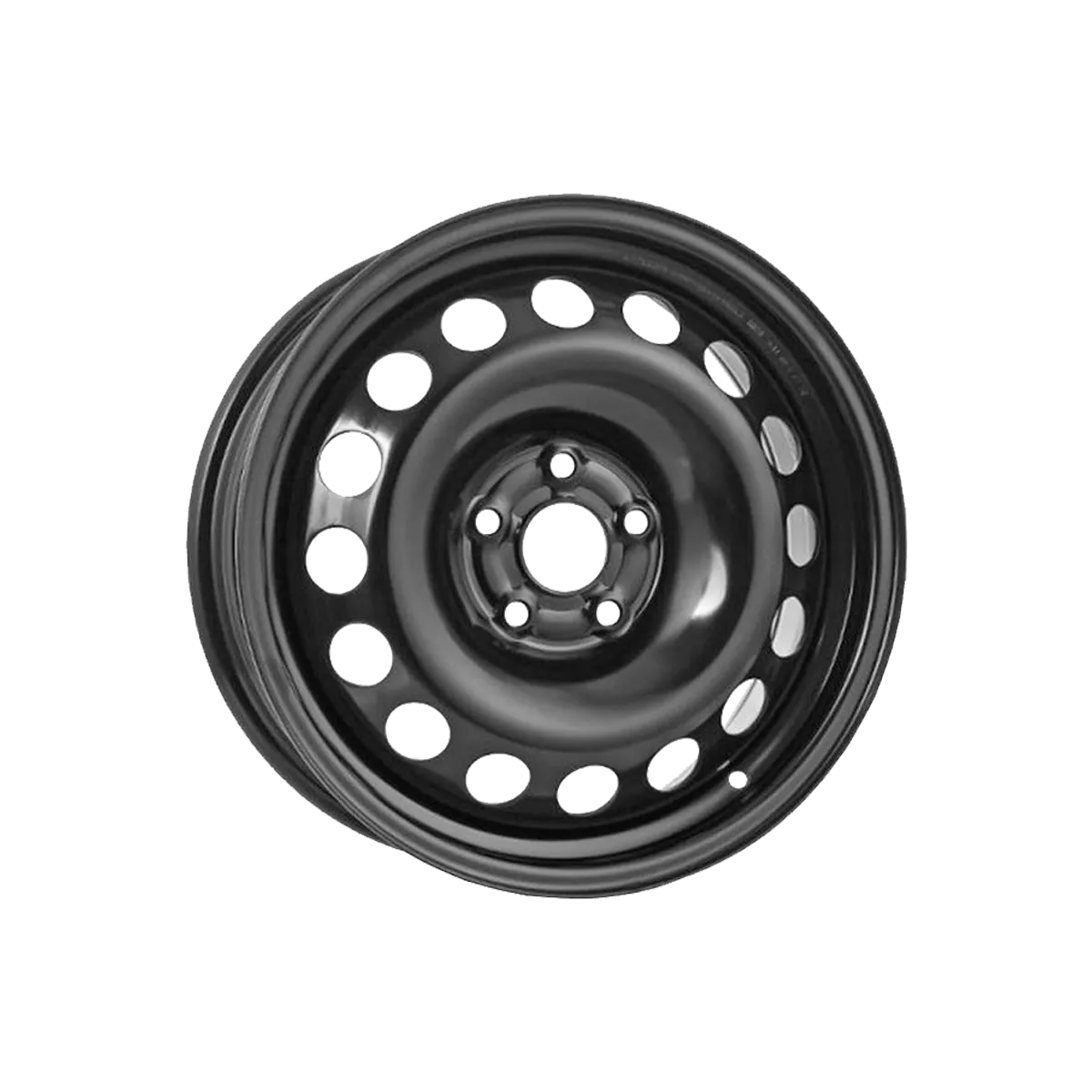 Стальной диск Kapitan R15 W6,5 PCD5x110 ET35 DIA65,1 Opel черный (225)