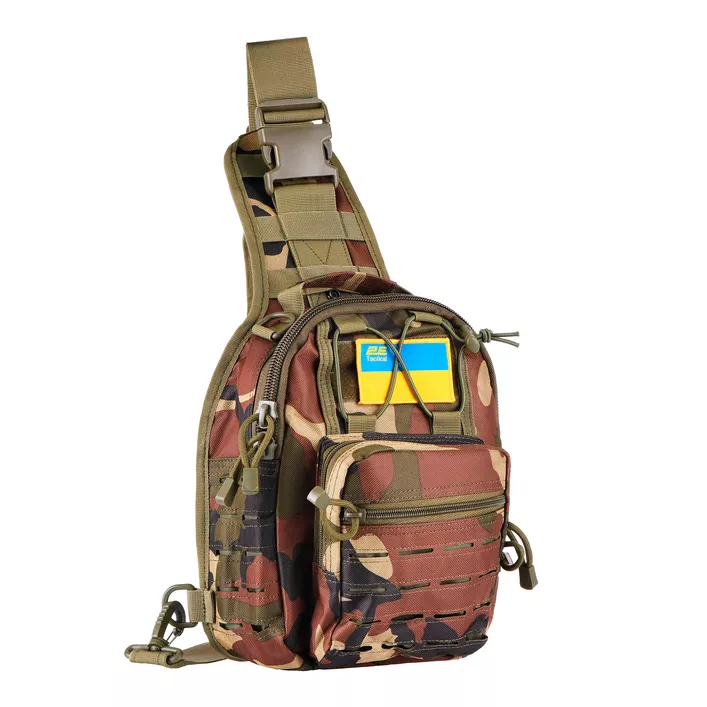 Сумка Слинг 2Е Tactical Laser Cut 2.5л темный камуфляж (2E-MILSLIBAG-Y09L-WC) Сумка Слинг 2Е Tactical Laser Cut 2.5л темный камуфляж (2E-MILSLIBAG-Y09L-WC)