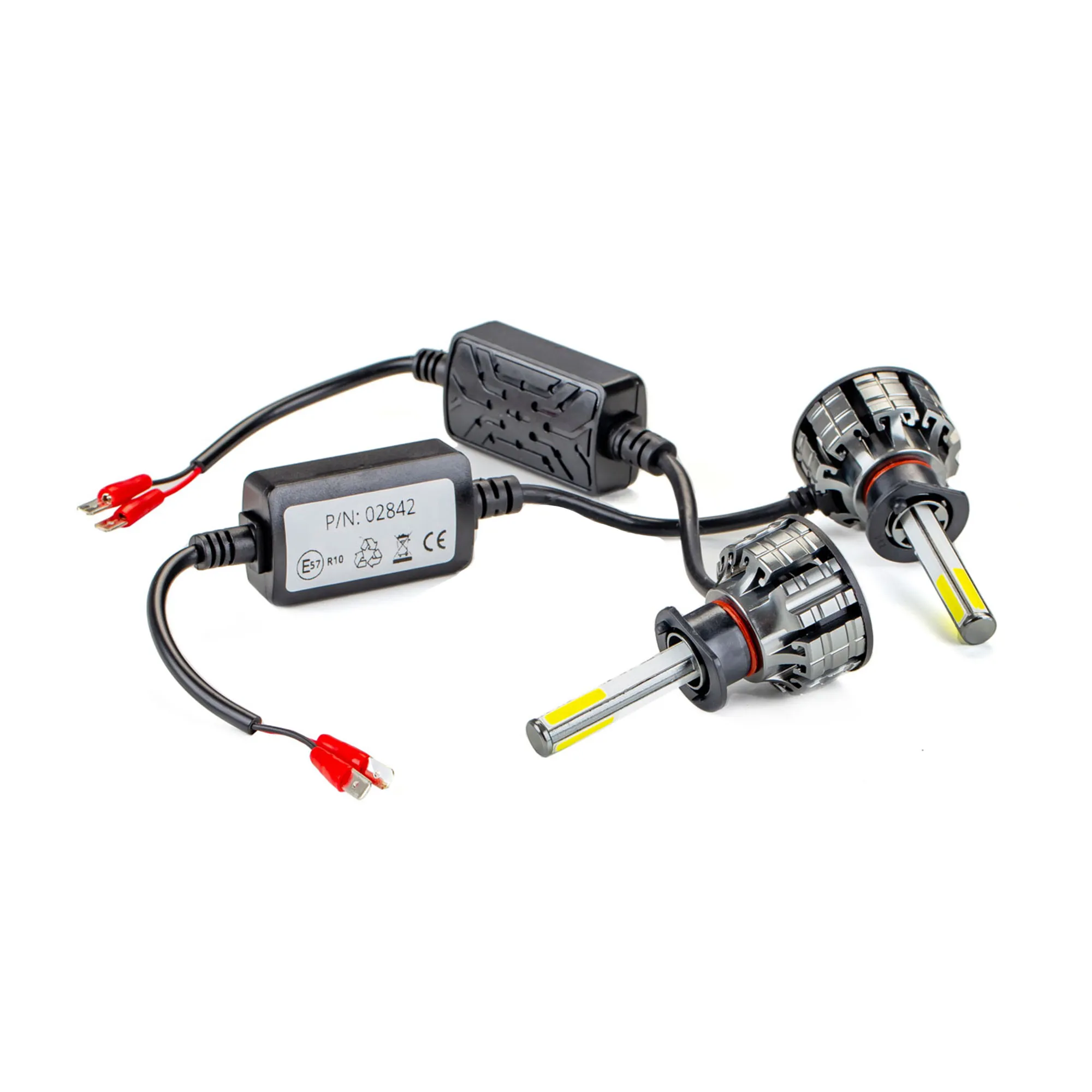 Светодиодные фары AMIO COB H1 6500K 12-24V 38W (02842)