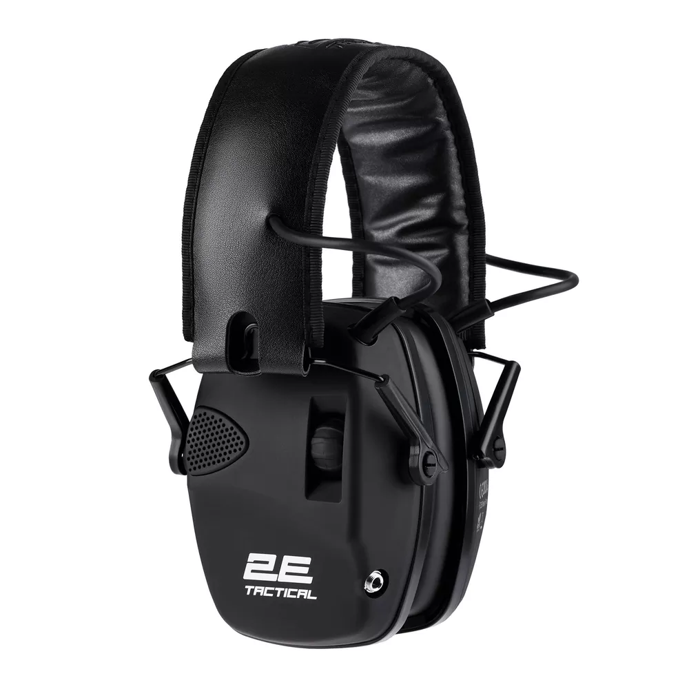 Тактичні захисні навушники 2E Pulse Pro Black NRR 22 dB активні (2E-TPE026BK) Тактичні захисні навушники 2E Pulse Pro Black NRR 22 dB активні (2E-TPE026BK)