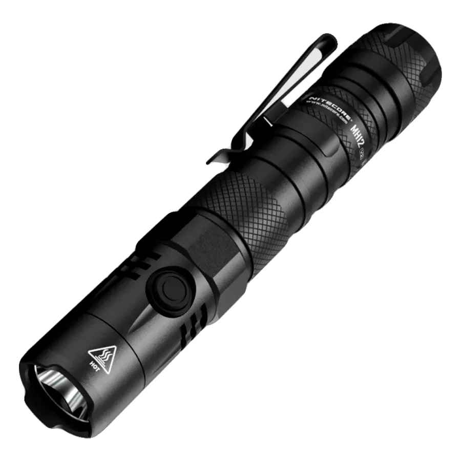 Тактический заряжаемый фонарь Nitecore MH12 V2 (USB Type-C) (6-1156_V2) Тактический заряжаемый фонарь Nitecore MH12 V2 (USB Type-C) (6-1156_V2)