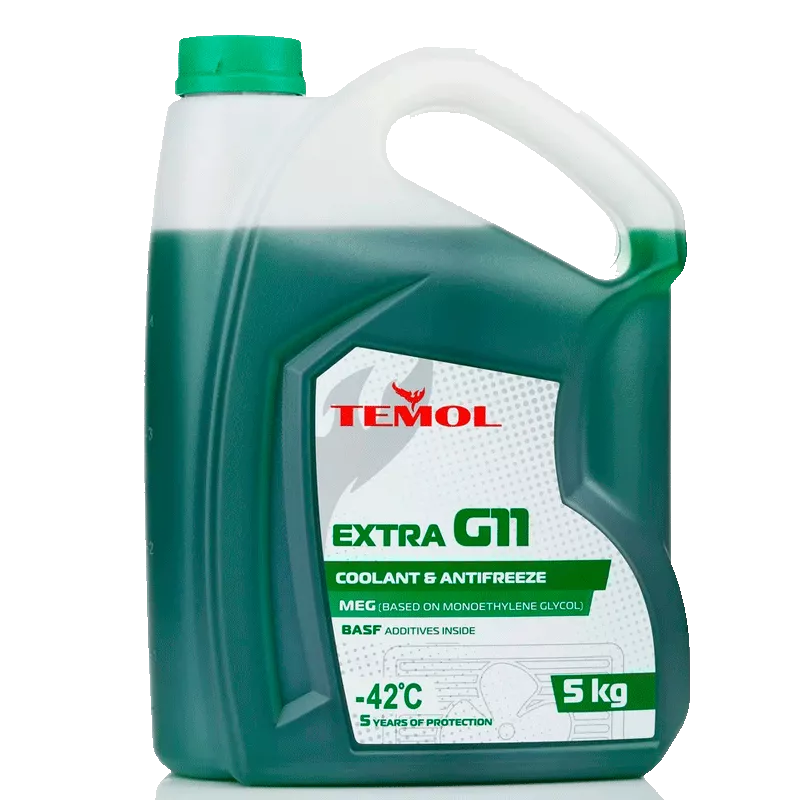 Антифриз Temol Extra G11 -40°C зелений 5л (547fe4cc5030)