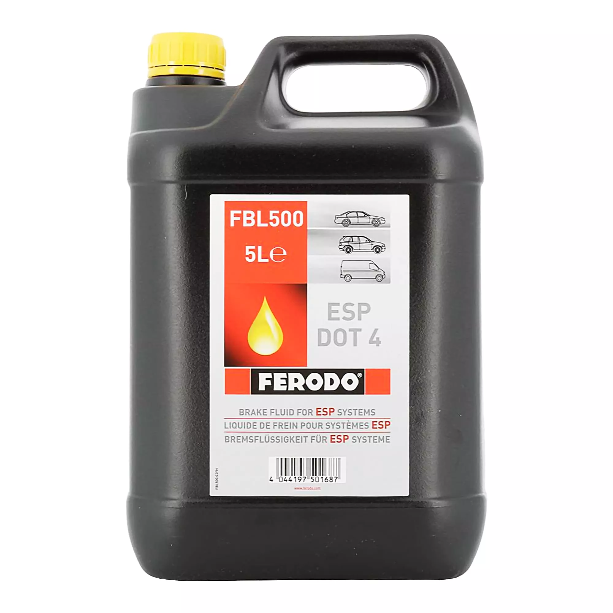 Гальмівна рідина DOT 4 Ferodo 5л (FBL500)