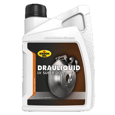 Гальмівна рідина KROON OIL Drauliquid-LV Super DOT 4, 1л (33820) Гальмівна рідина KROON OIL Drauliquid-LV Super DOT 4, 1л (33820)