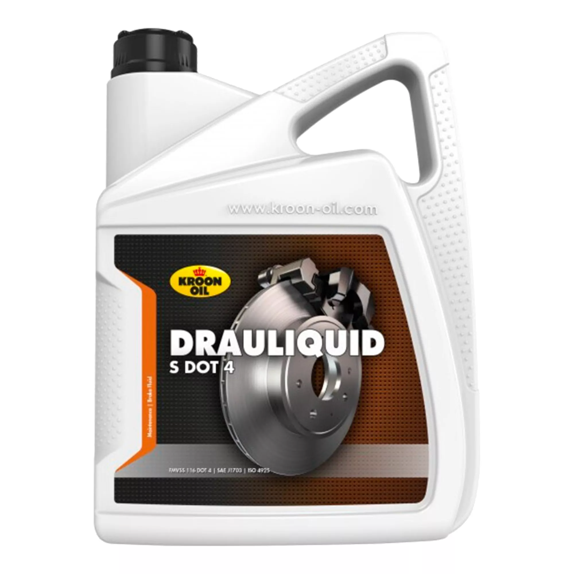 Тормозная жидкость Kroon Oil DRAULIQUID-S DOT 4 BRAKEFLUID 5л (04304)