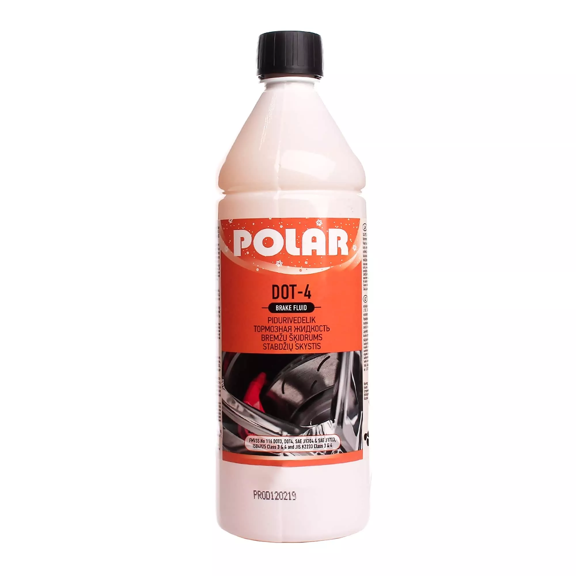 Тормозная жидкость POLAR BRAKE FLUID DOT 4 1л (K210216)