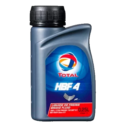 Тормозная жидкость Total HBF DOT 4 0,25л (181941) Тормозная жидкость Total HBF DOT 4 0,25л (181941)