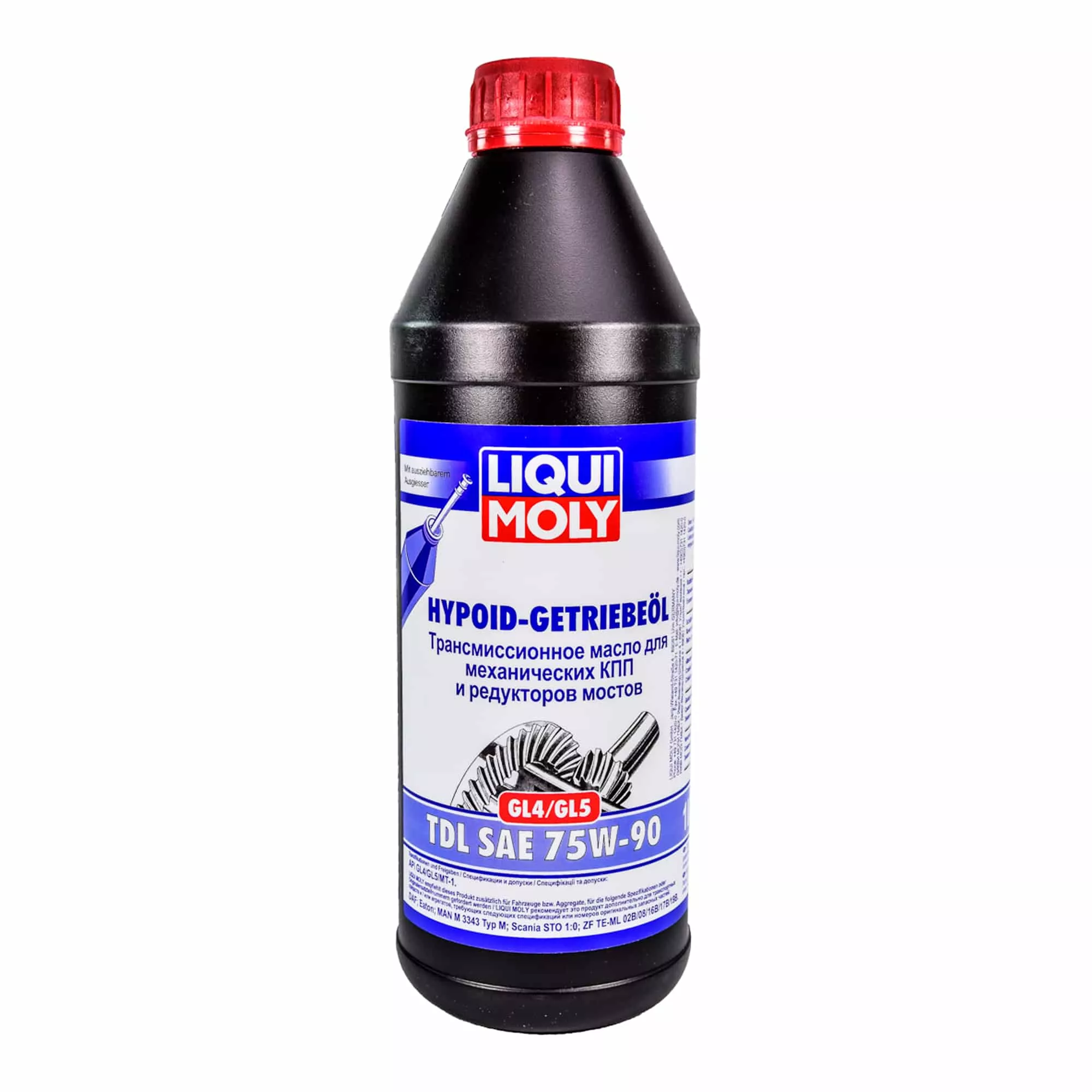 Трансмиссионное масло Liqui Moly Hypoid-Geriebeol TDL SAE 75W-90 TS GL4/5 (1407)