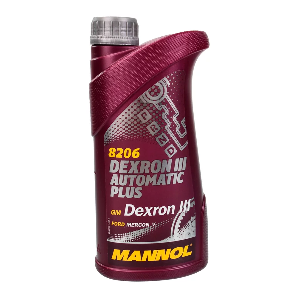 Трансмиссионное масло MANNOL DEXRON III AUTOMATIC PLUS SAE ATF 1л (MN8206-1) Трансмиссионное масло MANNOL DEXRON III AUTOMATIC PLUS SAE ATF 1л (MN8206-1)