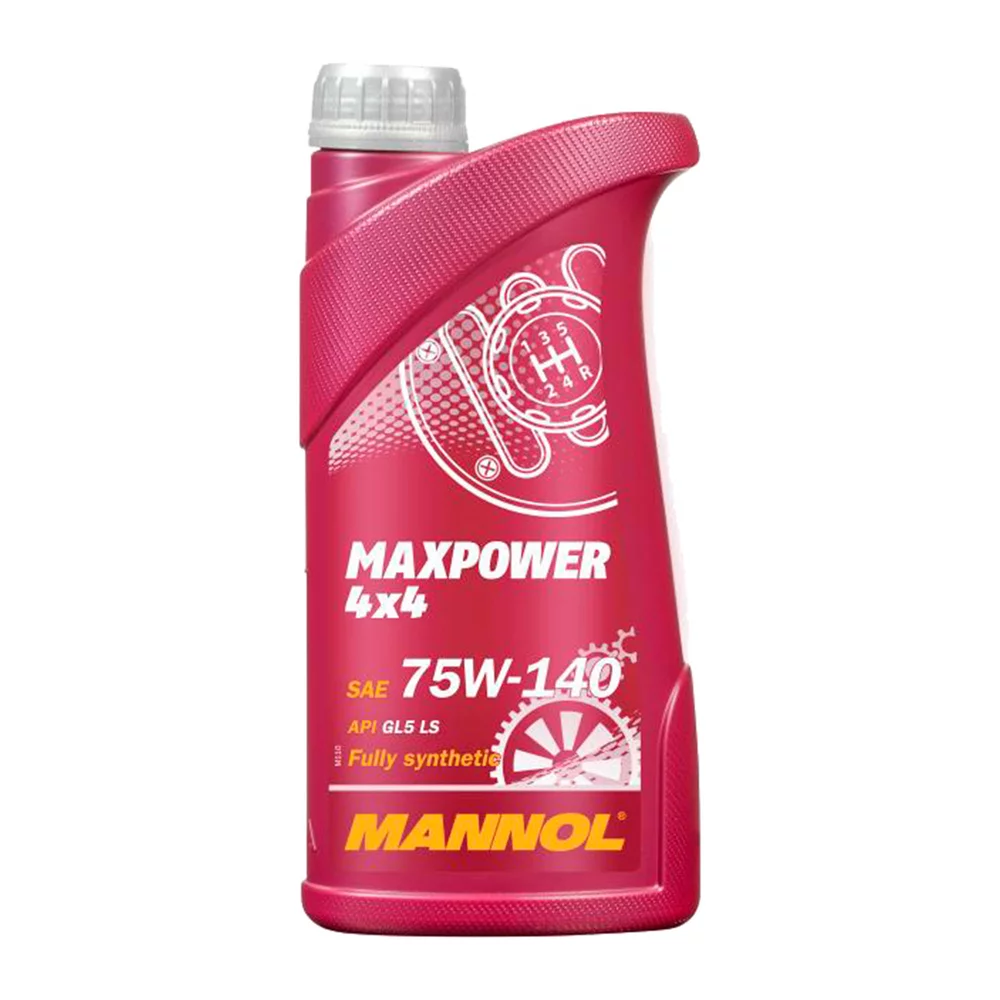 Трансмиссионное масло MANNOL MAXPOWER 4x4 75W-140 1л (MN8102-1) Трансмиссионное масло MANNOL MAXPOWER 4x4 75W-140 1л (MN8102-1)