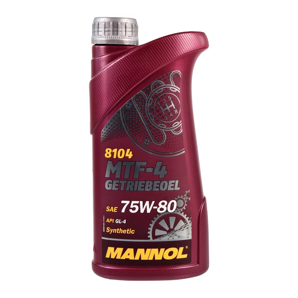 Трансмиссионное масло MANNOL MTF-4 GETRIEBEOEL SAE 75W-80 1л (MN8104-1)