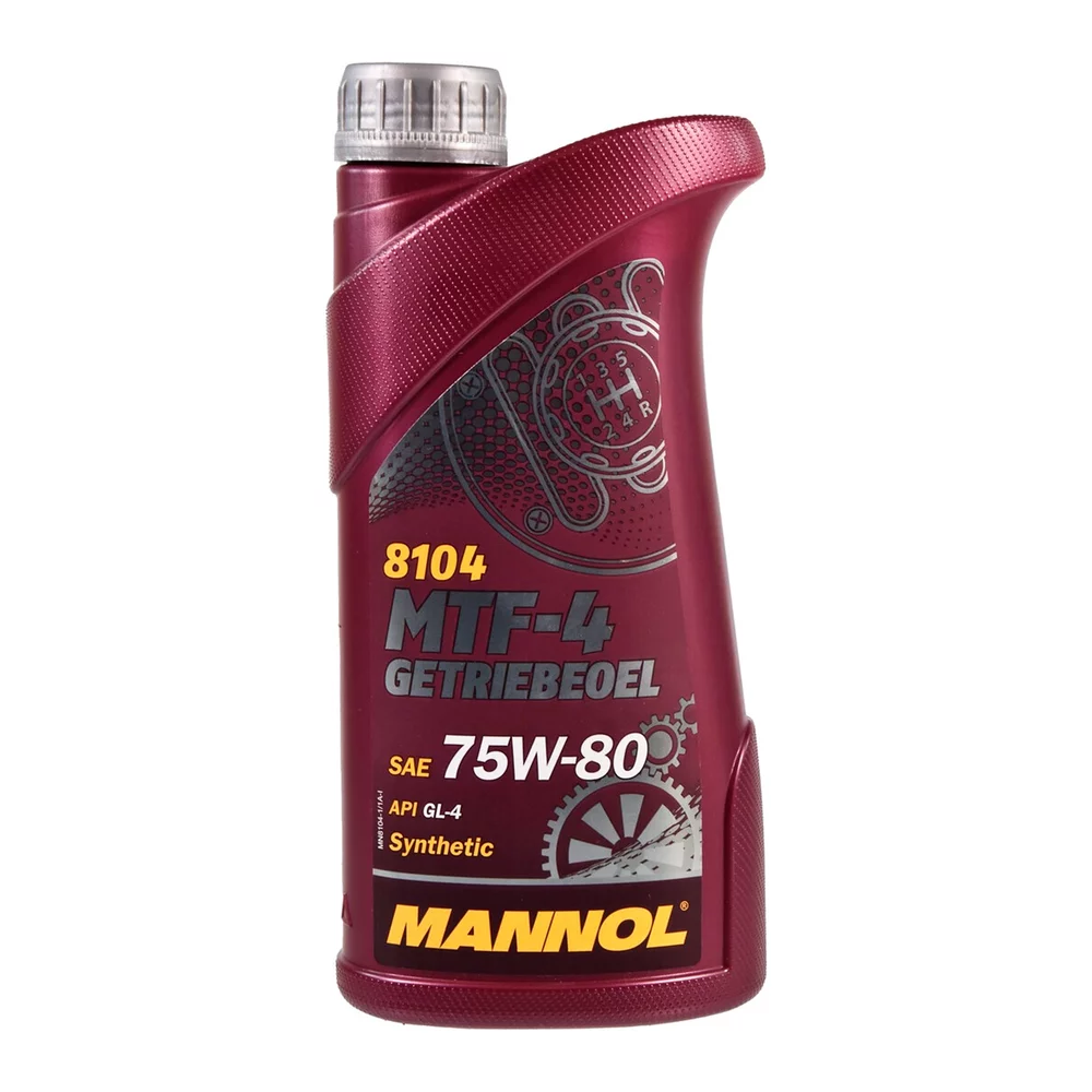 Трансмісійна олива MANNOL MTF-4 GETRIEBEOEL SAE 75W-80 1л (MN8104-1) Трансмісійна олива MANNOL MTF-4 GETRIEBEOEL SAE 75W-80 1л (MN8104-1)