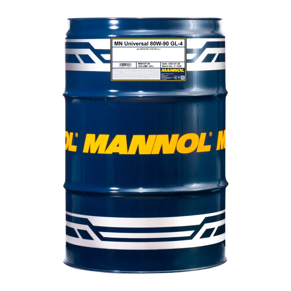 Трансмісійна олива MANNOL UNIVERSAL GETRIEBEOEL 80W-90 60л (MN8107-60)