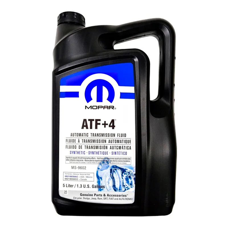 Трансмісійна олива Mopar ATF+4 5л (68218058AC) Трансмісійна олива Mopar ATF+4 5л (68218058AC)