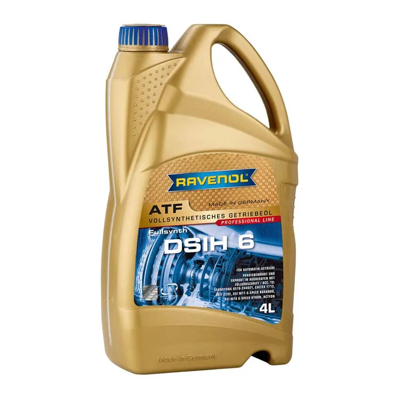 Трансмиссионное масло RAVENOL ATF DSIH 6 4л