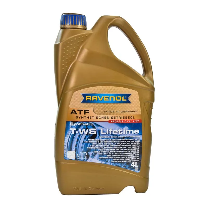 Трансмиссионное масло RAVENOL ATF T-WS LIFETIME 4л