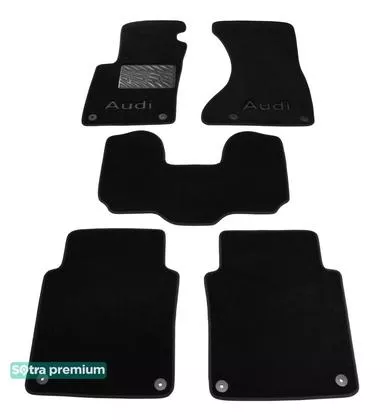 Трехслойные коврики Sotra 3D Premium 12mm Black для Audi A8 (long)(D4) 2010-> (5 Трехслойные коврики Sotra 3D Premium 12mm Black для Audi A8 (long)(D4) 2010-> (5
