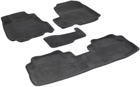Тришарові килимки Sotra 3D Premium 12mm Grey для Honda CR-V (mkIII) 2007-2012
