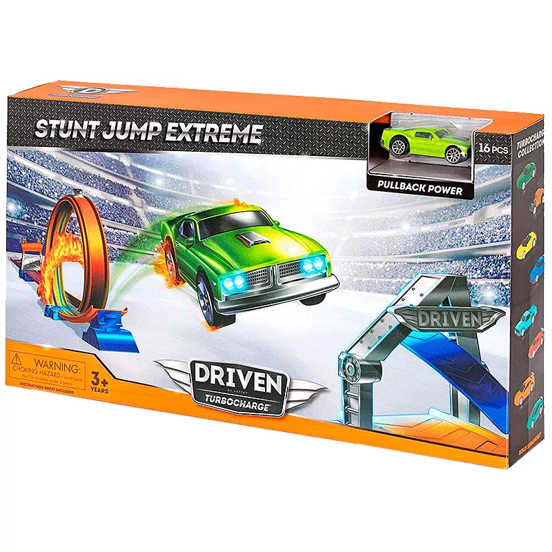 Трек DRIVEN TURBOCHARGE STUNT JUMP EXTREME 16 эл. (WH1112Z) Трек DRIVEN TURBOCHARGE STUNT JUMP EXTREME 16 эл. (WH1112Z)