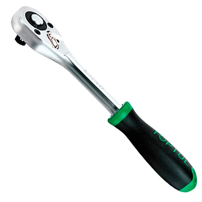 Тріскачка TOPTUL 1/2 "24 зубця (гумова ручка) (CJBC1627) Тріскачка TOPTUL 1/2 "24 зубця (гумова ручка) (CJBC1627)