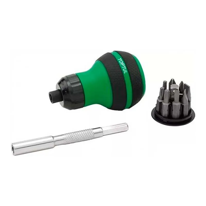 Отвертка трещоточная мини 9-в-1 Toptul (GAAR1101)