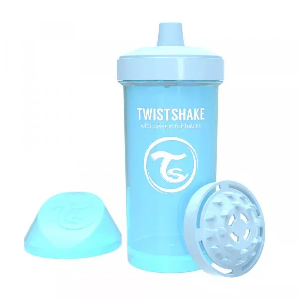 Twistshake детская чашка 360мл 12+мес, светло-голубая (69894) (78280)