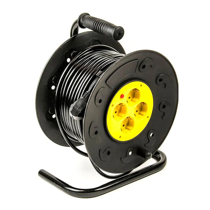 Подовжувач на котушці PowerPlant 20 м 3x1.5 мм2 10 А (JY-2002/20) (PPRA10M200S4) Подовжувач на котушці PowerPlant 20 м 3x1.5 мм2 10 А (JY-2002/20) (PPRA10M200S4)