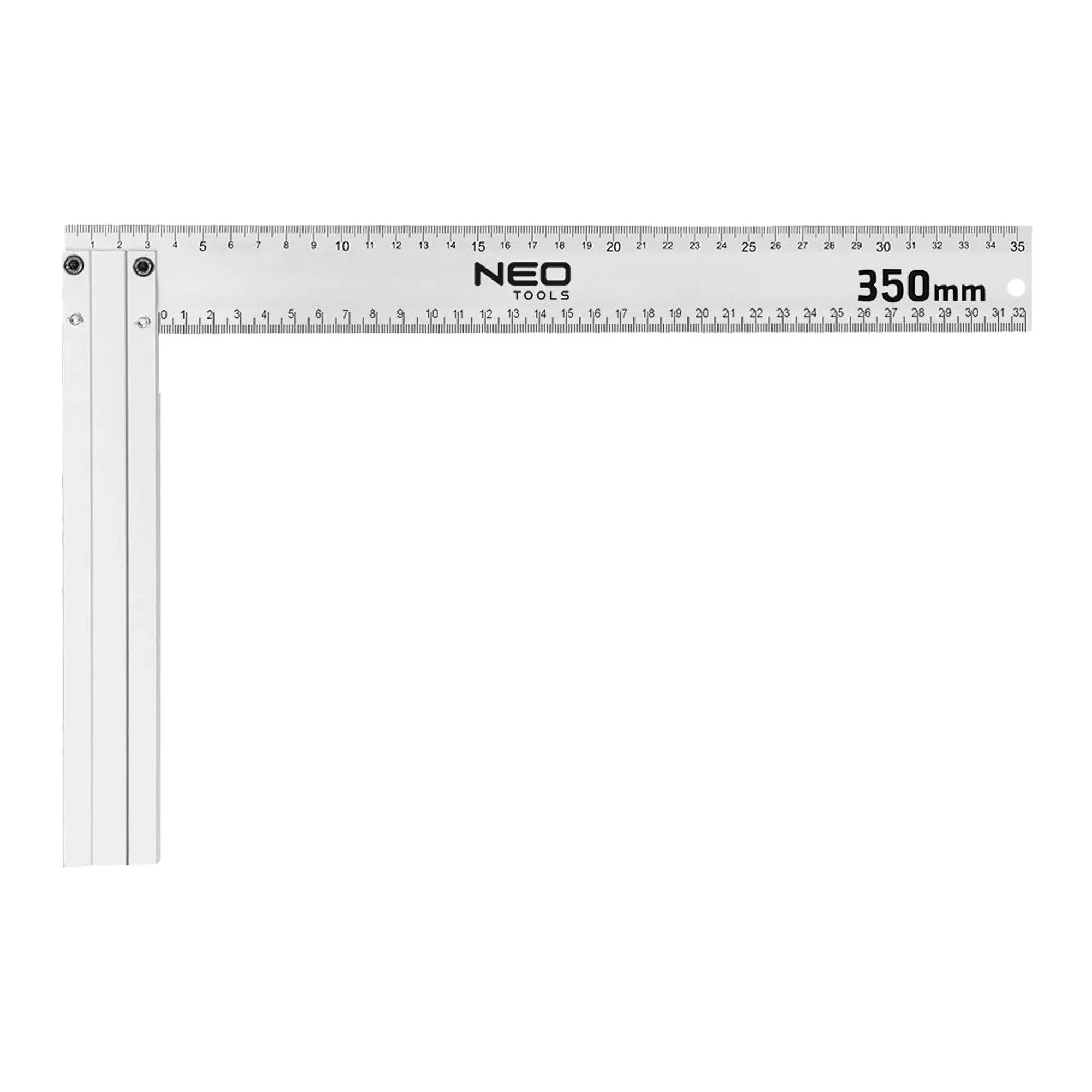 Угольник строительный NEO TOOLS, алюминиевый 350 x 190 мм (72-146) Угольник строительный NEO TOOLS, алюминиевый 350 x 190 мм (72-146)