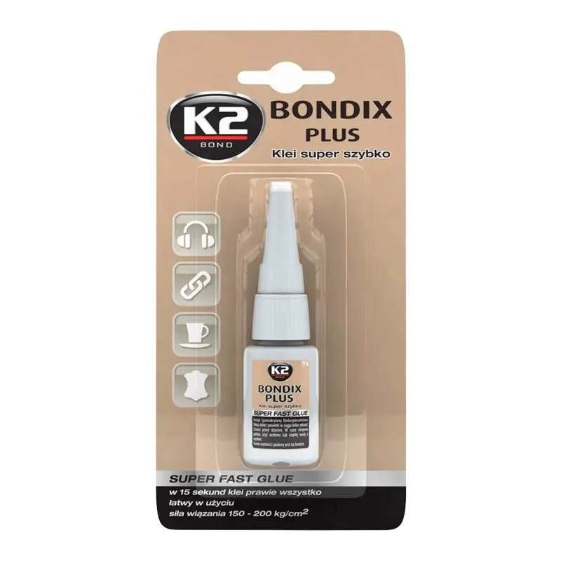 Універсальний суперклей K2 Bond Bondix Plus 10г (B101)
