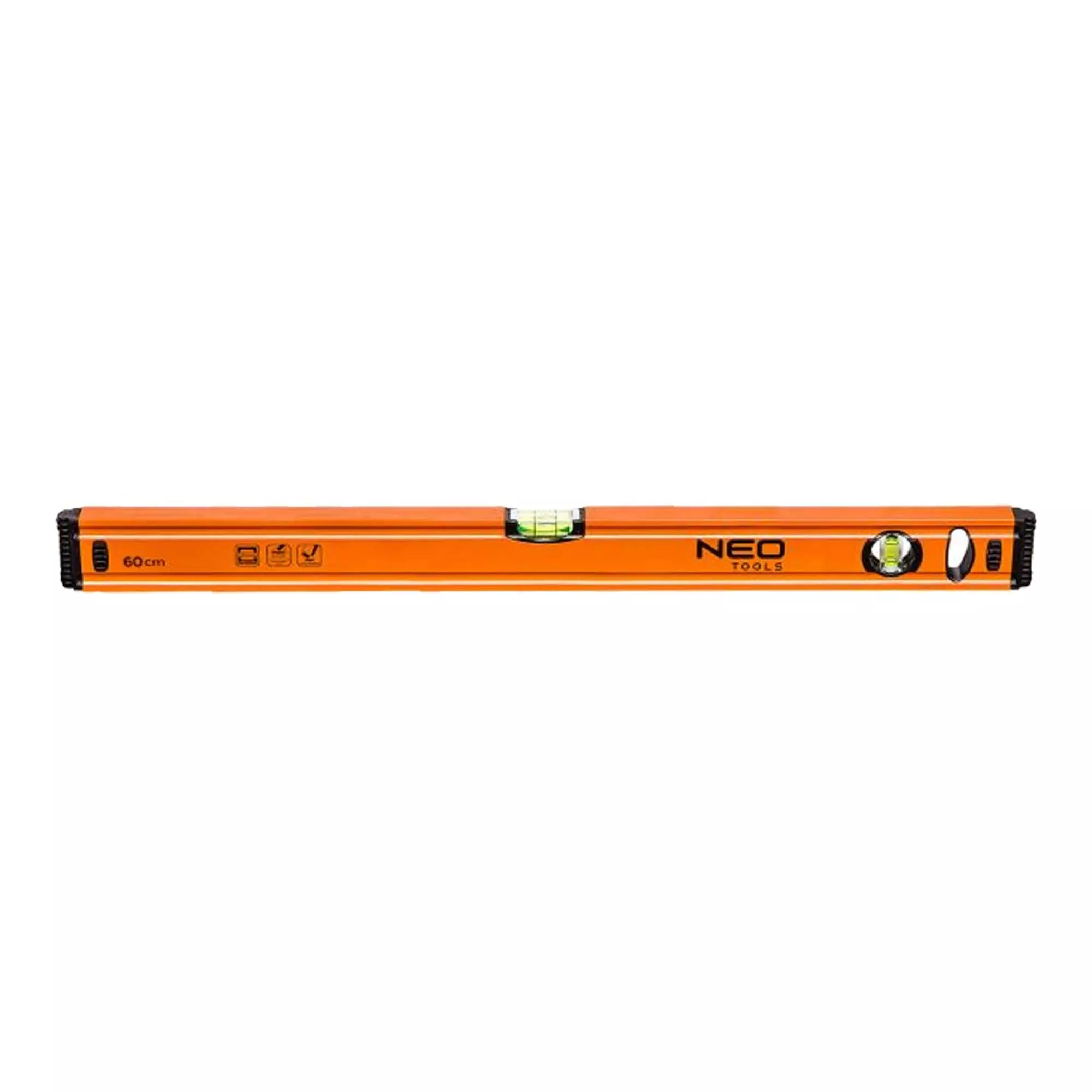 Уровень алюминиевый NEO TOOLS 60 см, 2 колбы (71-062) Уровень алюминиевый NEO TOOLS 60 см, 2 колбы (71-062)