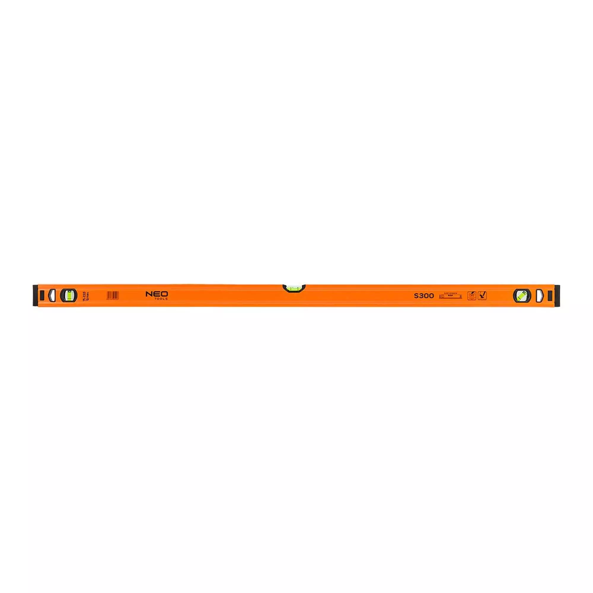 Уровень алюминиевый NEO TOOLS, спиртовой S 300, 3 флакона, 120 см (71-135) Уровень алюминиевый NEO TOOLS, спиртовой S 300, 3 флакона, 120 см (71-135)