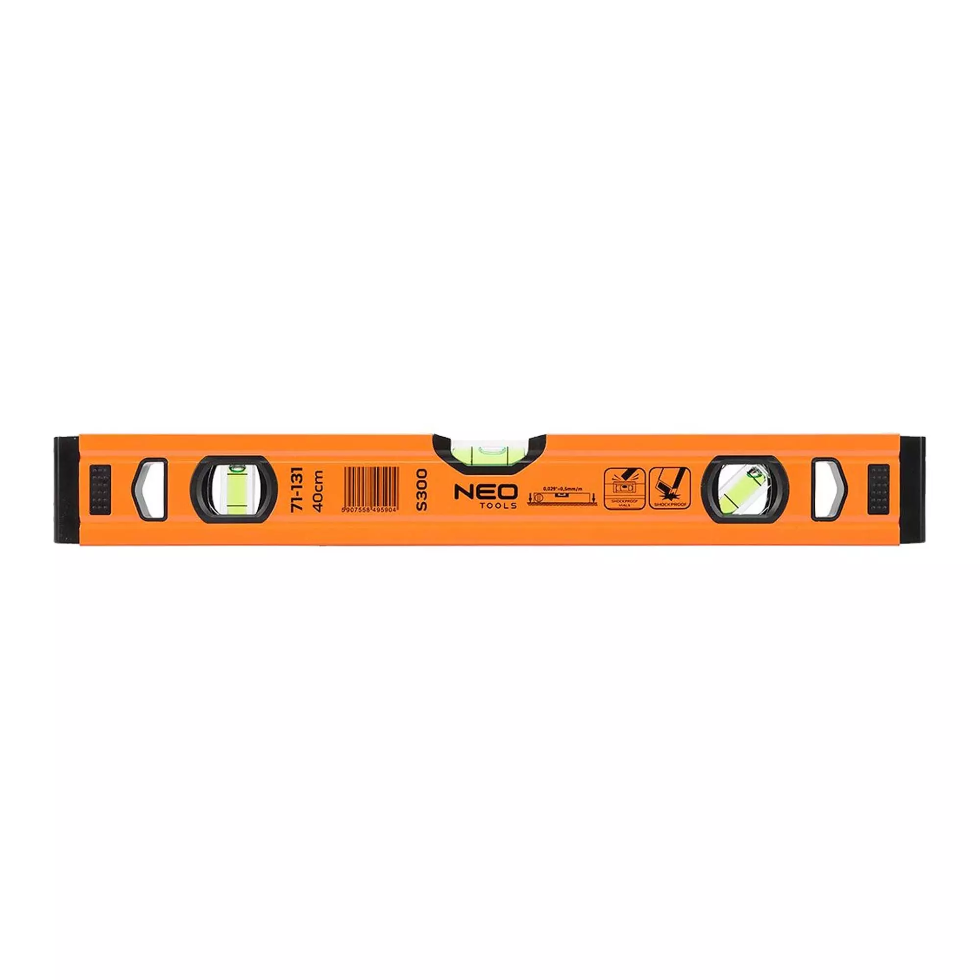 Рівень алюмінієвий NEO TOOLS, спиртовий S 300, 3 флакони, 40 см (71-131) Рівень алюмінієвий NEO TOOLS, спиртовий S 300, 3 флакони, 40 см (71-131)