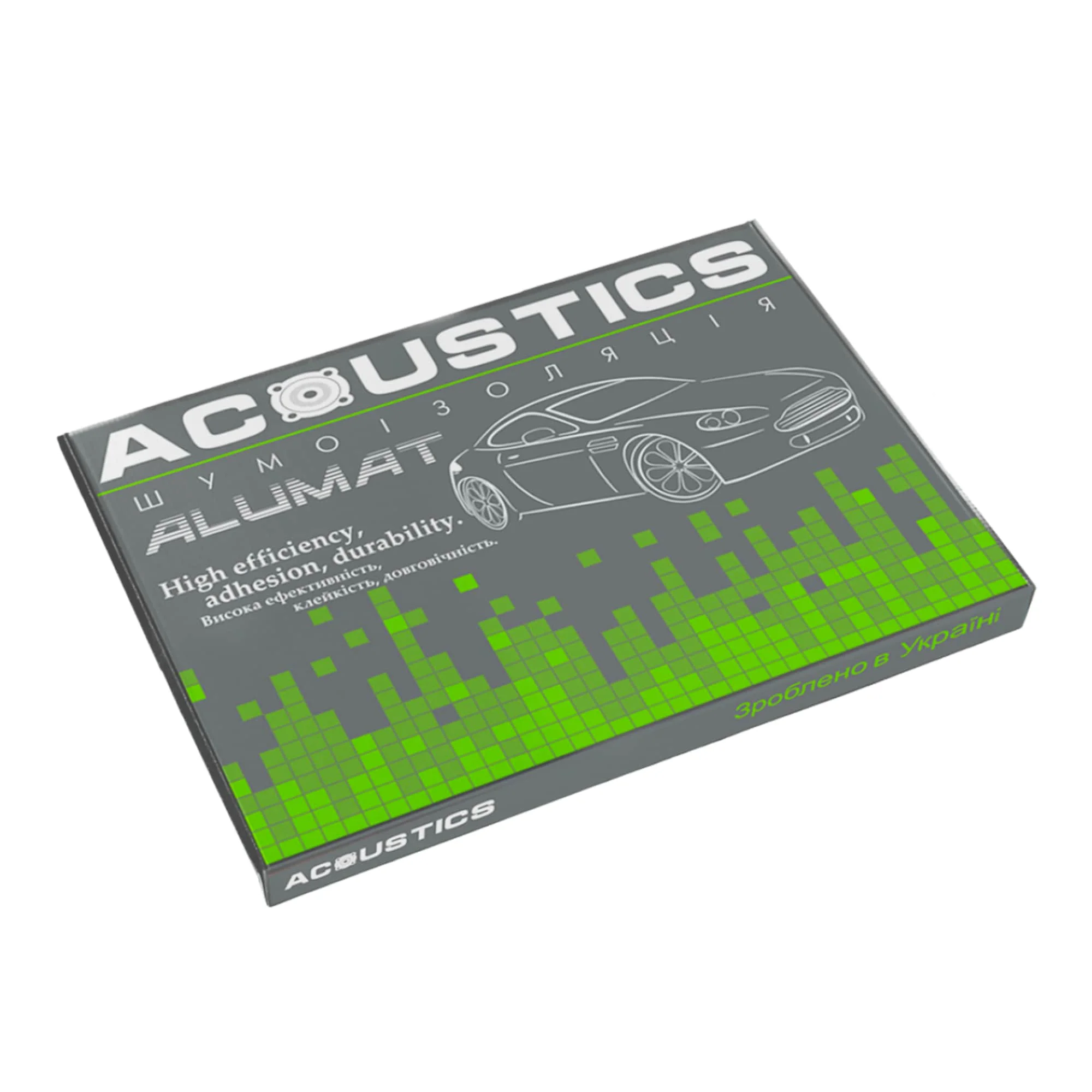 Виброизоляция ACOUSTICS alumat 370*500*3,0 (41032)