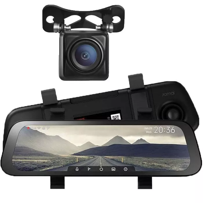 Відеореєстратор Xiaomi 70mai Rearview Dash Cam Wide + 70mai Back Cam (Midrive D07+RC05)