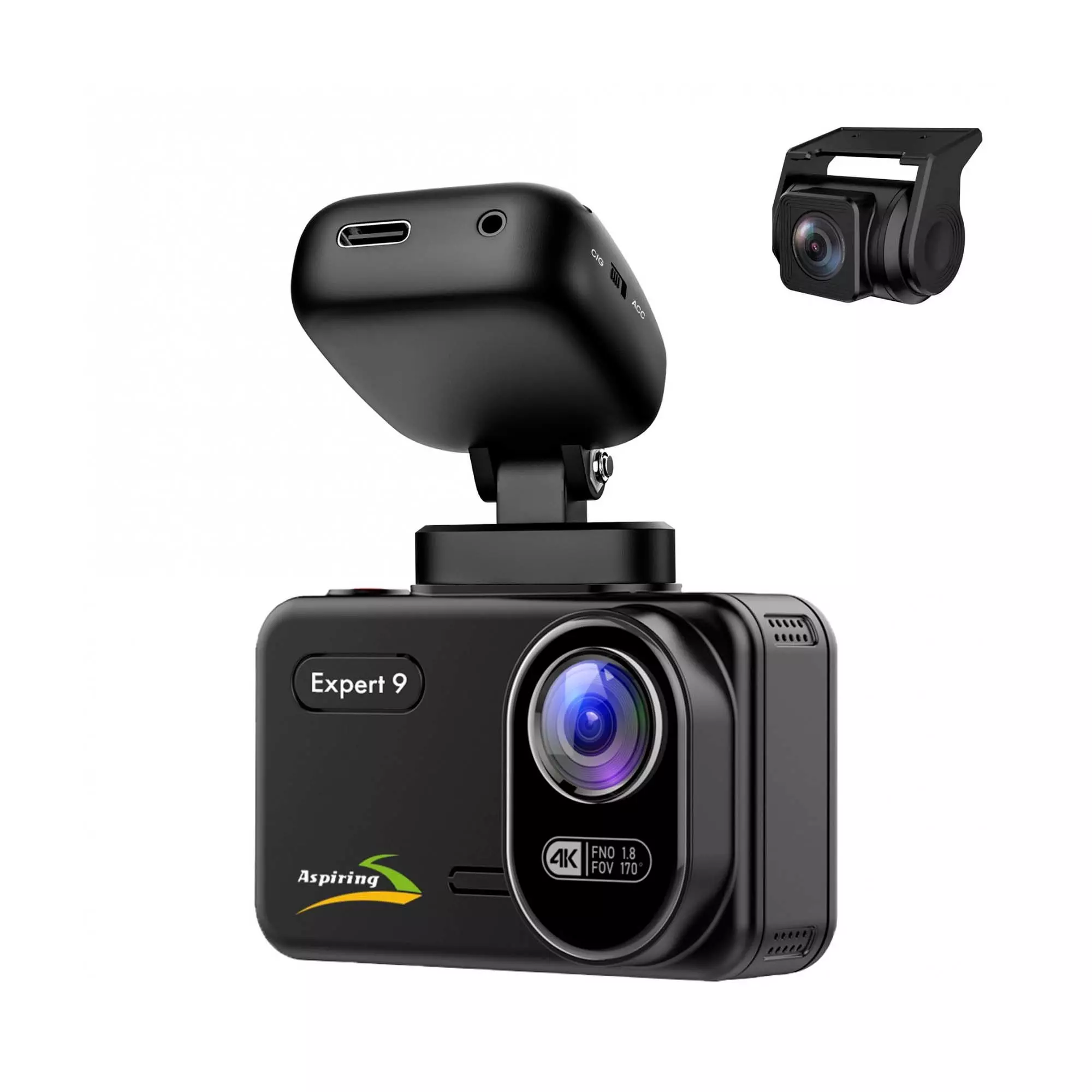Видеорегистратор Aspiring Expert 9 Speedcam, WI-FI, GPS, 2K, 2 cameras (EX123SS)