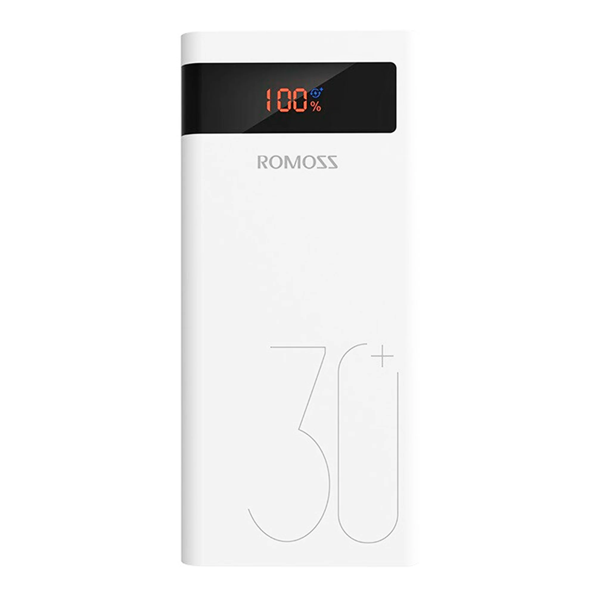 Зовнішній акумулятор Romoss Sense8P+ 30000mah білий (PHP30-515-1134) Зовнішній акумулятор Romoss Sense8P+ 30000mah білий (PHP30-515-1134)