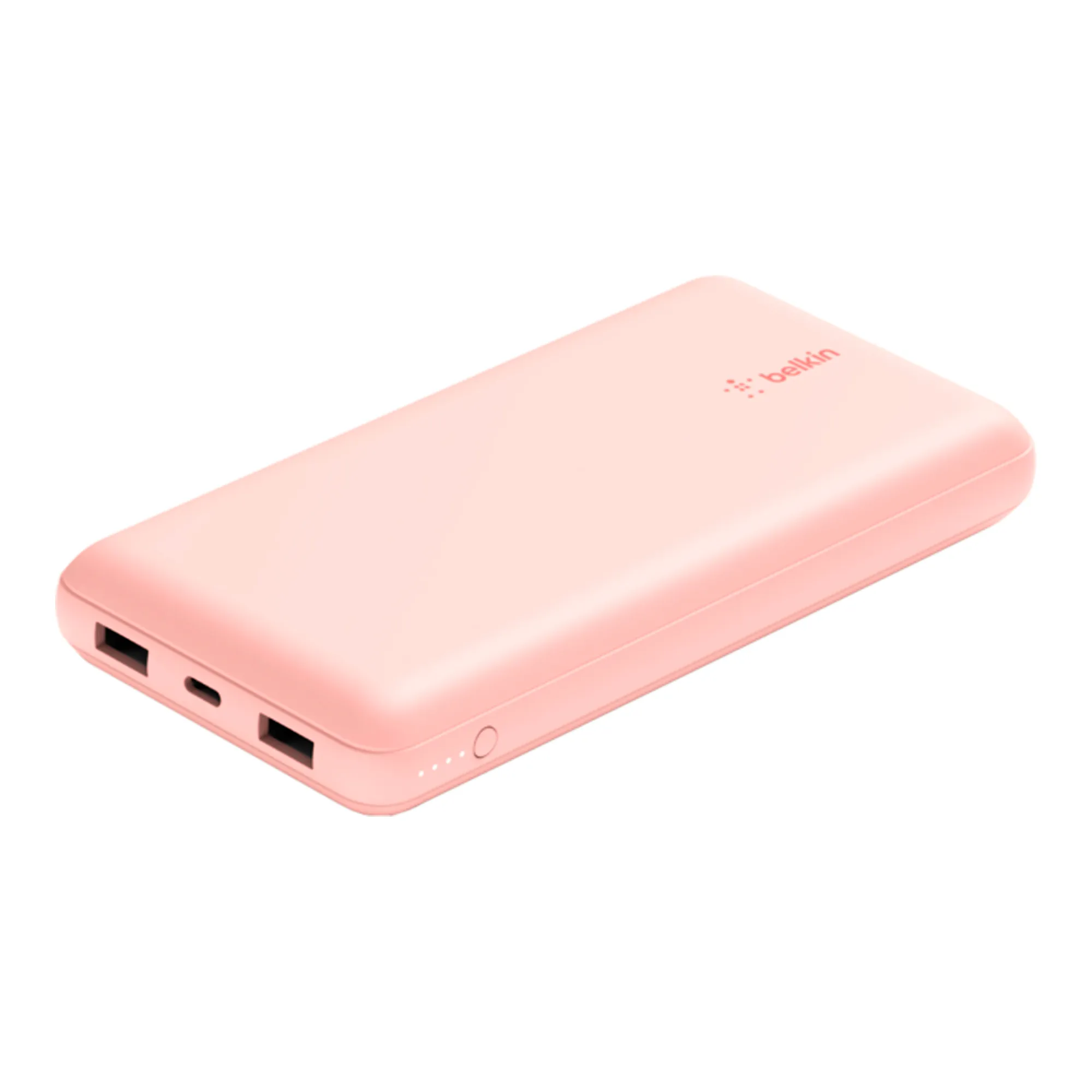 Зовнішній акумулятор Belkin 20000 mAh Dual USB-A USB-C Rose Gold (BPB012BTRG)