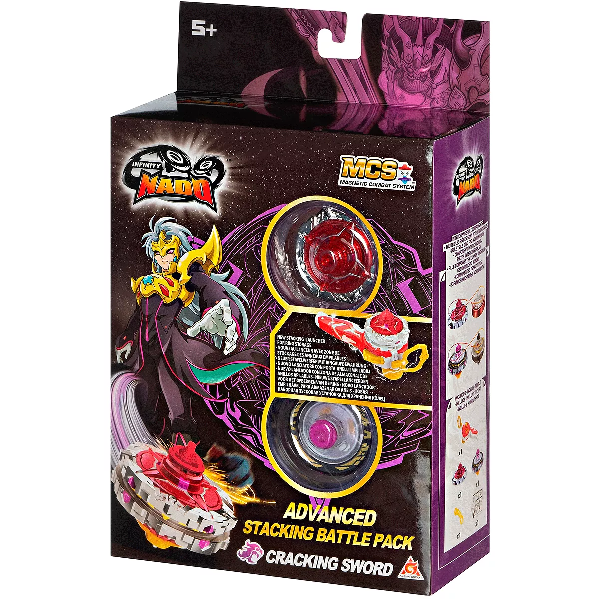 Дзига AULDEY Infinity Nado V серія Advanced Edition Cracking Sword Швидкий Меч (EU634303H) Дзига AULDEY Infinity Nado V серія Advanced Edition Cracking Sword Швидкий Меч (EU634303H)
