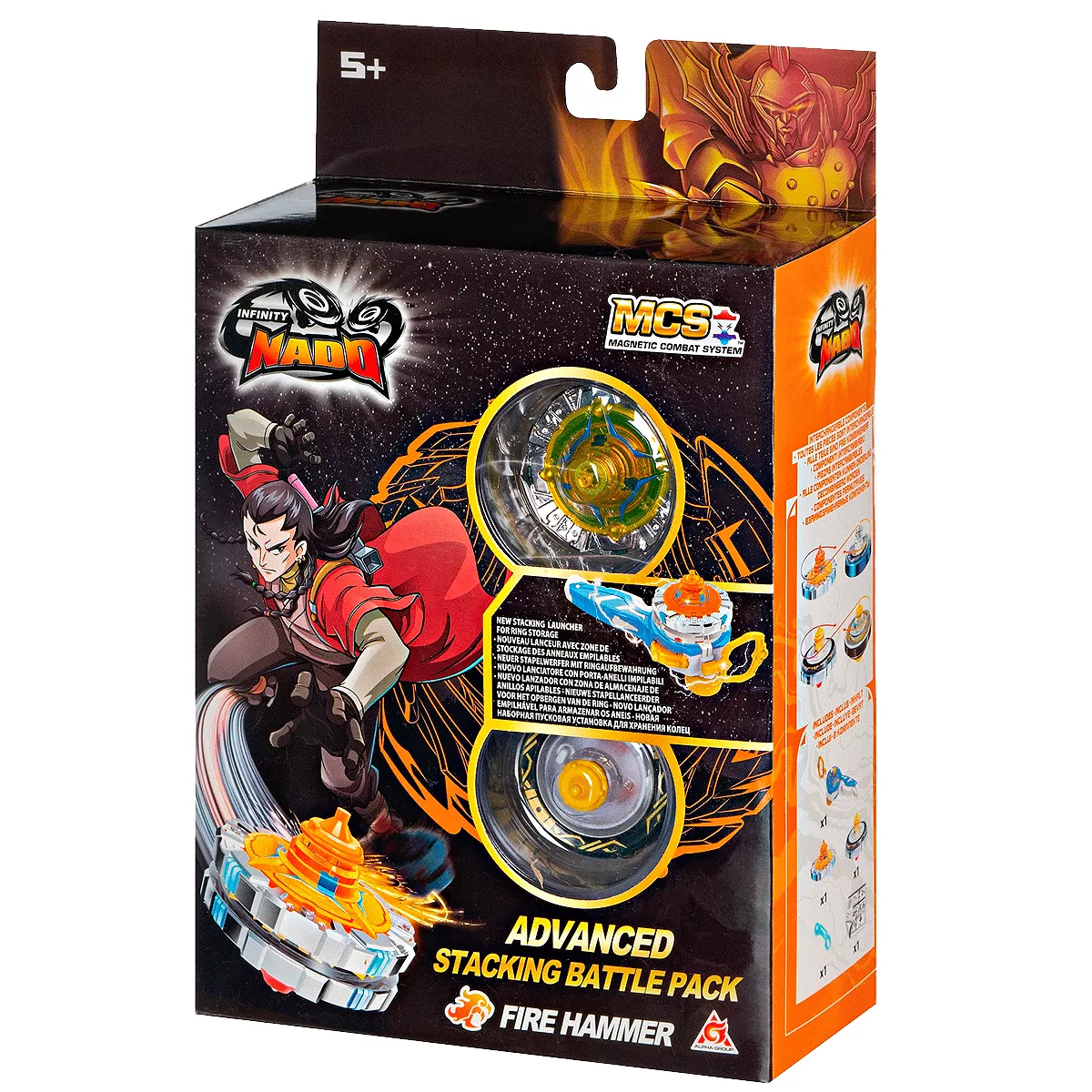 Вовчок AULDEY Infinity Nado V серія Advanced Edition Fire Hamme Вогняний Молот (EU634304H) Вовчок AULDEY Infinity Nado V серія Advanced Edition Fire Hamme Вогняний Молот (EU634304H)