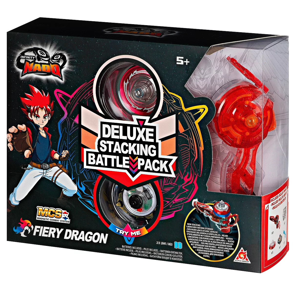 Дзига AULDEY Infinity Nado V серія Deluxe Edition Fiery Dragon Вогняний Дракон (EU634402H) Дзига AULDEY Infinity Nado V серія Deluxe Edition Fiery Dragon Вогняний Дракон (EU634402H)