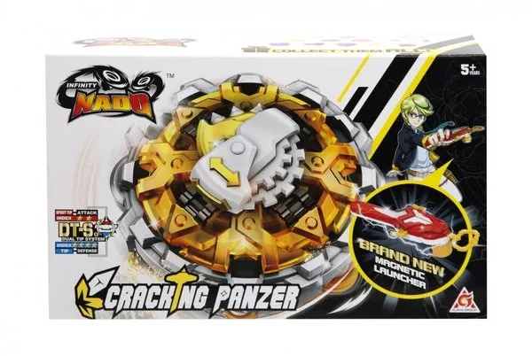 Волчок Auldey Infinity Nado V серия Original Cracking Panzer Быстрый Панцирь (YW634304)