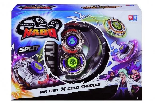 Дзига з пусковим пристроєм Auldey Infinity Nado Серія Спліт Air Fist та Cold Shadow (YW624603 )