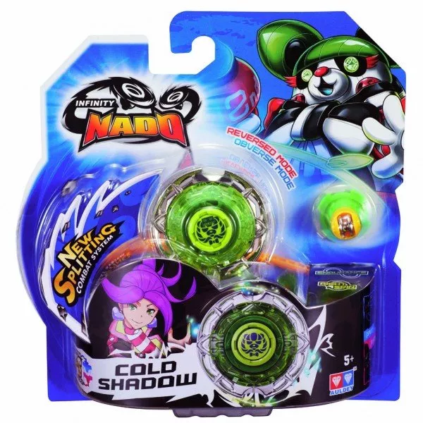 Дзига з пусковим пристроєм Auldey Infinity Nado Серія Стандарт Cold Shadow (YW624307 )